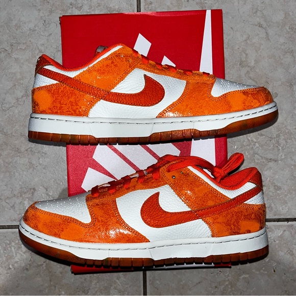 Shoe Womens Dunk Low Orange Nike Dunk Low Women's Total Orange